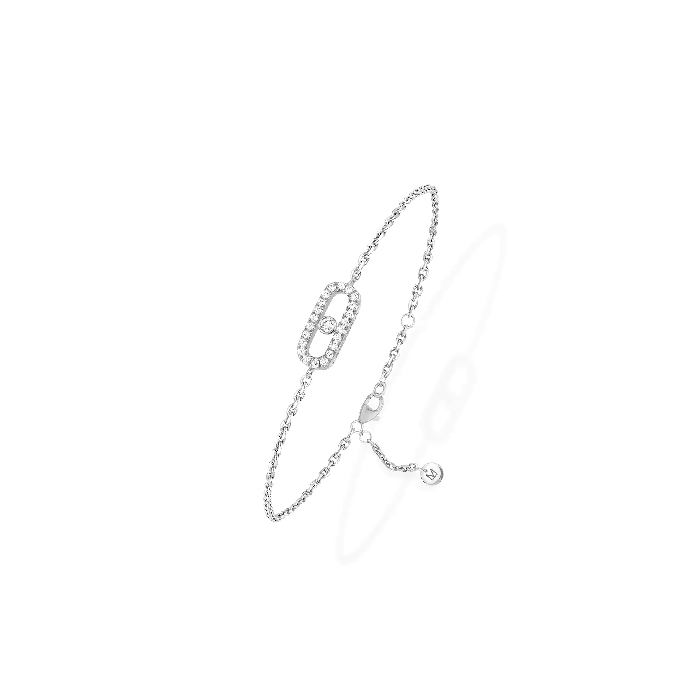 MESSIKA PARIS MESSIKA CARE(S) PAVÉ BRACELET WHITE GOLD DIAMOND BRACELET 12075-WG